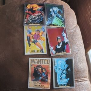 🍁6 Card- Marvel Masterpieces '92 Platinum Cards